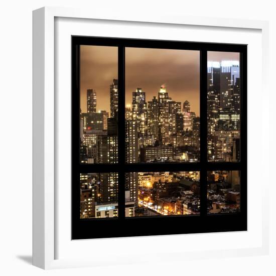 View from the Window - NYC Architecture-Philippe Hugonnard-Framed Photographic Print