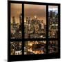 View from the Window - NYC Architecture-Philippe Hugonnard-Mounted Photographic Print