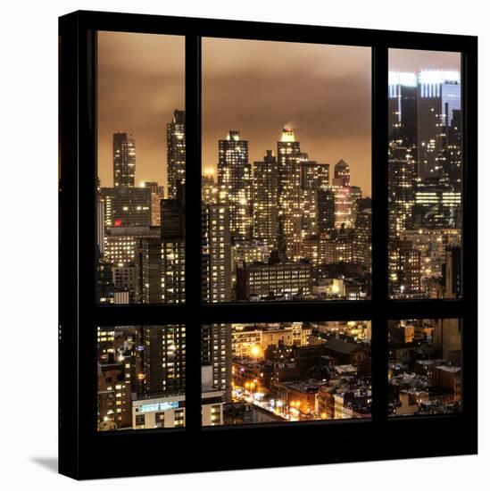 View from the Window - NYC Architecture-Philippe Hugonnard-Stretched Canvas