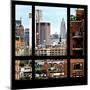 View from the Window - NYC Architecture-Philippe Hugonnard-Mounted Photographic Print