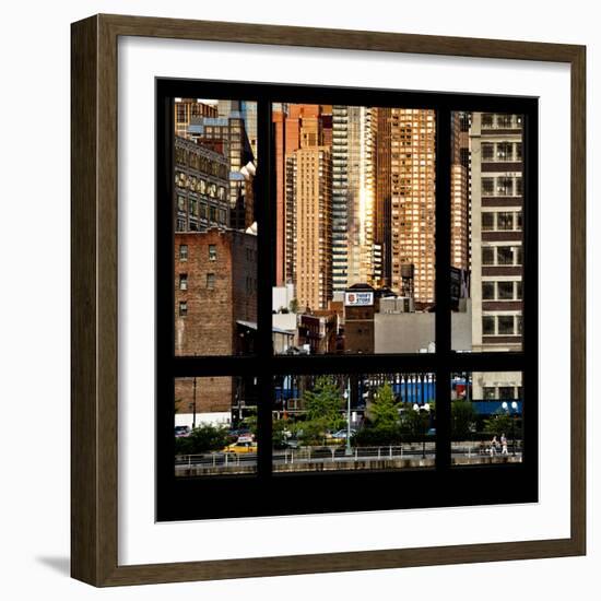 View from the Window - NYC Architecture-Philippe Hugonnard-Framed Photographic Print