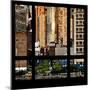 View from the Window - NYC Architecture-Philippe Hugonnard-Mounted Photographic Print