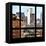 View from the Window - NYC Architecture-Philippe Hugonnard-Framed Stretched Canvas