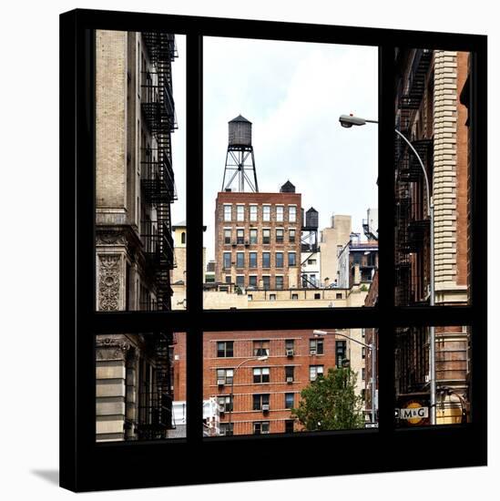 View from the Window - NYC Architecture-Philippe Hugonnard-Stretched Canvas