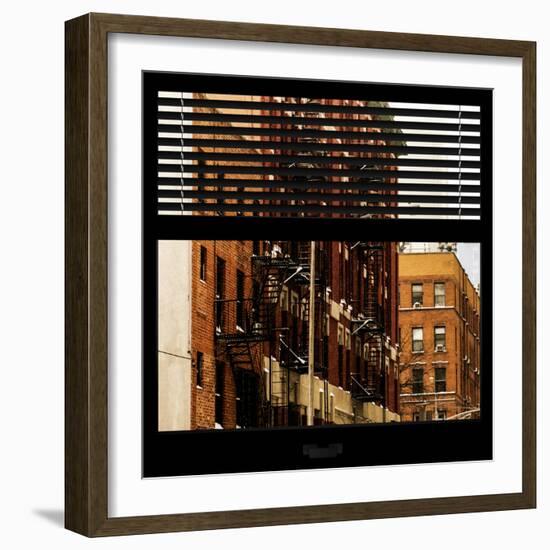 View from the Window - NYC Architecture-Philippe Hugonnard-Framed Photographic Print