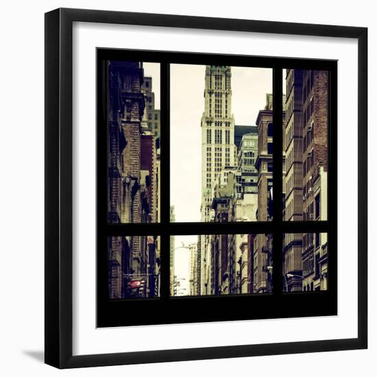 View from the Window - NYC Architecture-Philippe Hugonnard-Framed Photographic Print