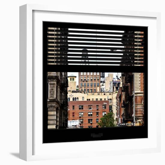 View from the Window - NYC Architecture-Philippe Hugonnard-Framed Photographic Print