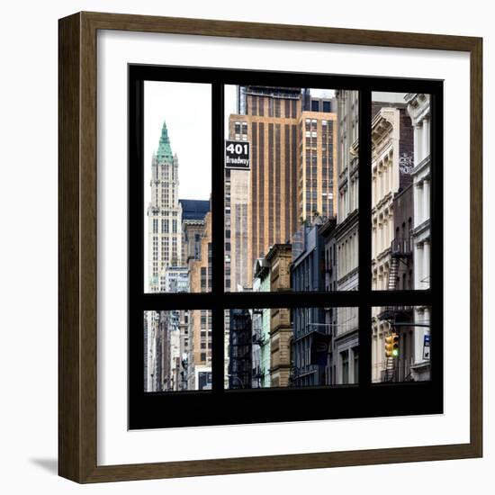 View from the Window - NYC Architecture-Philippe Hugonnard-Framed Photographic Print