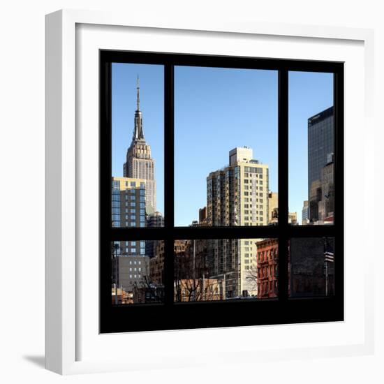 View from the Window - NYC Architecture-Philippe Hugonnard-Framed Photographic Print