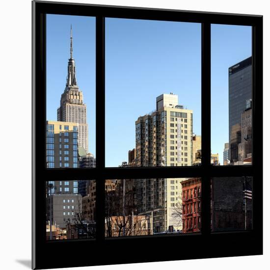 View from the Window - NYC Architecture-Philippe Hugonnard-Mounted Photographic Print