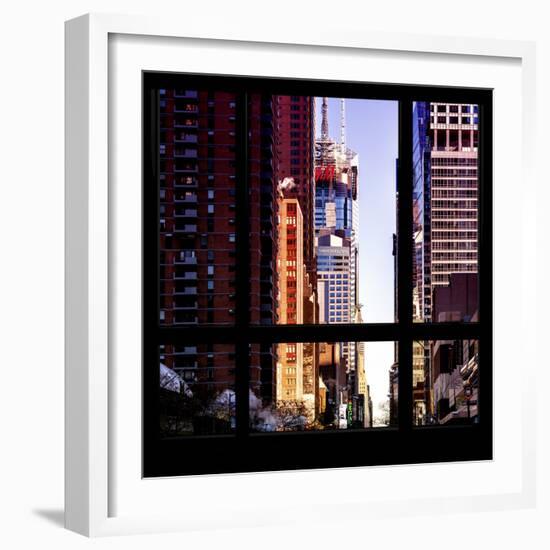 View from the Window - NYC Architecture-Philippe Hugonnard-Framed Photographic Print