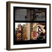 View from the Window - NYC Architecture-Philippe Hugonnard-Framed Photographic Print