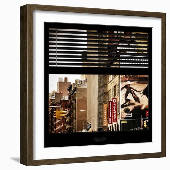 View from the Window - NYC Architecture-Philippe Hugonnard-Framed Photographic Print