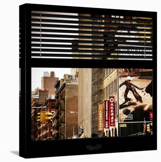 View from the Window - NYC Architecture-Philippe Hugonnard-Stretched Canvas