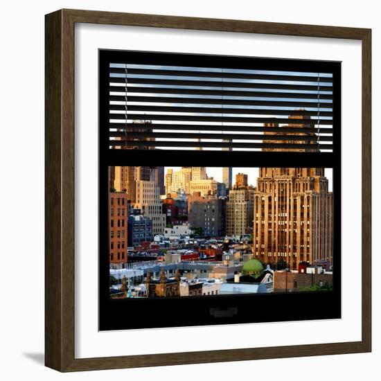 View from the Window - NYC Architecture-Philippe Hugonnard-Framed Photographic Print