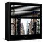 View from the Window - NYC Architecture-Philippe Hugonnard-Framed Stretched Canvas