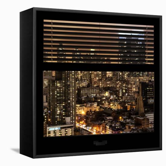 View from the Window - NYC Architecture-Philippe Hugonnard-Framed Stretched Canvas