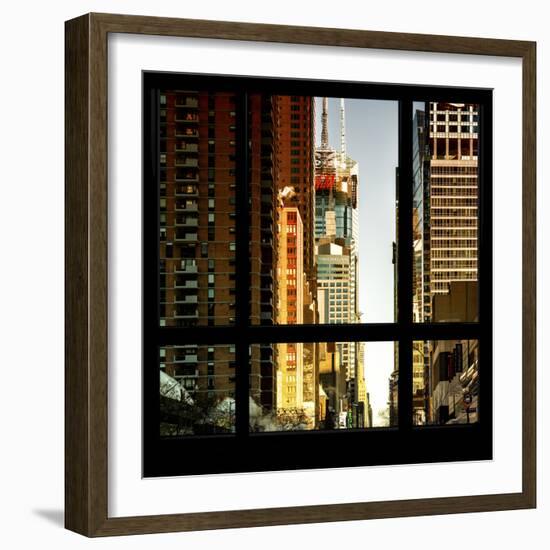 View from the Window - NYC Architecture-Philippe Hugonnard-Framed Photographic Print