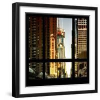 View from the Window - NYC Architecture-Philippe Hugonnard-Framed Photographic Print