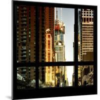 View from the Window - NYC Architecture-Philippe Hugonnard-Mounted Photographic Print