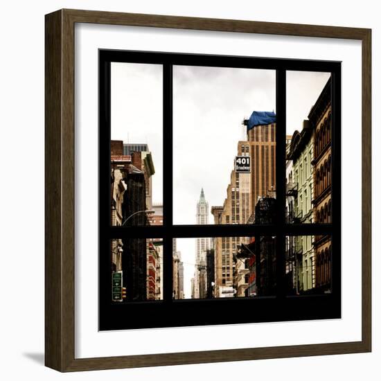 View from the Window - NYC Architecture-Philippe Hugonnard-Framed Photographic Print