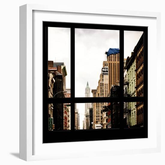 View from the Window - NYC Architecture-Philippe Hugonnard-Framed Photographic Print