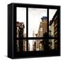 View from the Window - NYC Architecture-Philippe Hugonnard-Framed Stretched Canvas