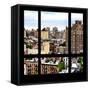 View from the Window - NYC Architecture-Philippe Hugonnard-Framed Stretched Canvas