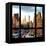 View from the Window - NYC Architecture-Philippe Hugonnard-Framed Stretched Canvas