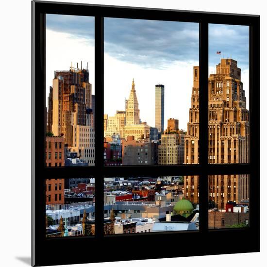 View from the Window - NYC Architecture-Philippe Hugonnard-Mounted Photographic Print