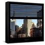 View from the Window - NYC Architecture-Philippe Hugonnard-Framed Stretched Canvas