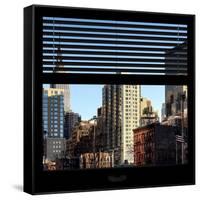 View from the Window - NYC Architecture-Philippe Hugonnard-Framed Stretched Canvas