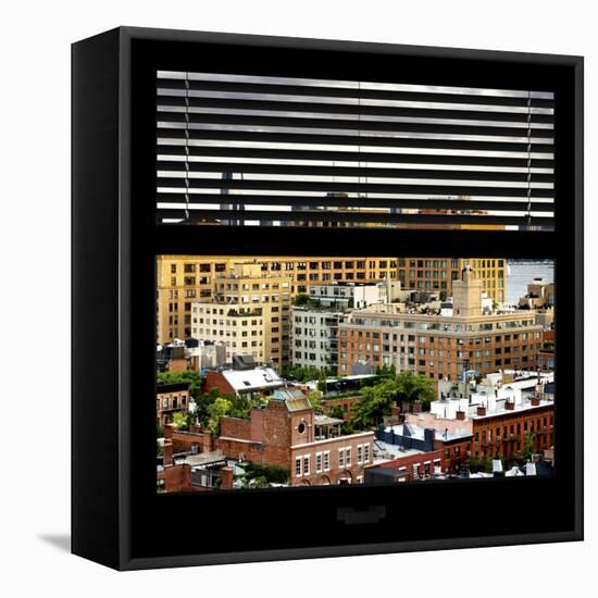 View from the Window - NYC Architecture-Philippe Hugonnard-Framed Stretched Canvas