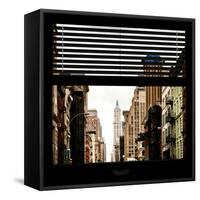 View from the Window - NYC Architecture-Philippe Hugonnard-Framed Stretched Canvas