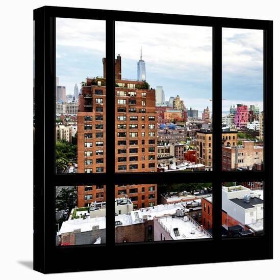 View from the Window - NYC Architecture-Philippe Hugonnard-Stretched Canvas