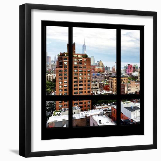 View from the Window - NYC Architecture-Philippe Hugonnard-Framed Photographic Print