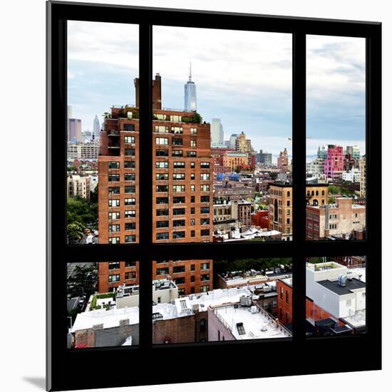View from the Window - NYC Architecture-Philippe Hugonnard-Mounted Photographic Print