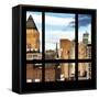 View from the Window - NYC Architecture-Philippe Hugonnard-Framed Stretched Canvas