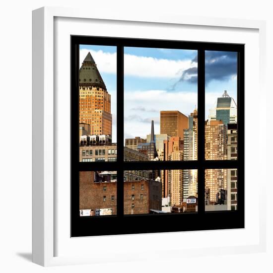 View from the Window - NYC Architecture-Philippe Hugonnard-Framed Photographic Print