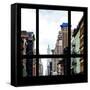 View from the Window - NYC Architecture-Philippe Hugonnard-Framed Stretched Canvas