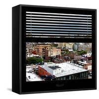 View from the Window - NYC Architecture-Philippe Hugonnard-Framed Stretched Canvas