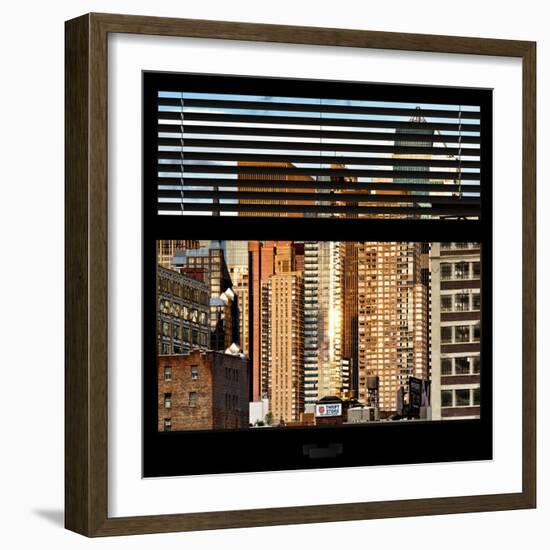 View from the Window - NYC Architecture-Philippe Hugonnard-Framed Photographic Print