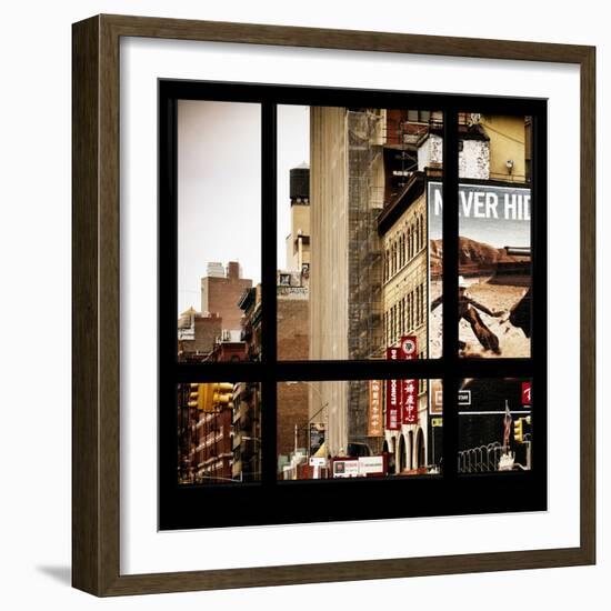 View from the Window - NYC Architecture-Philippe Hugonnard-Framed Photographic Print