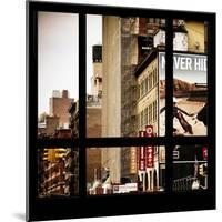 View from the Window - NYC Architecture-Philippe Hugonnard-Mounted Photographic Print