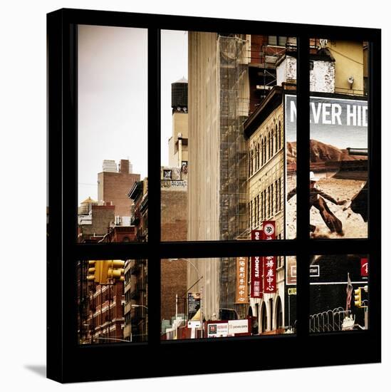 View from the Window - NYC Architecture-Philippe Hugonnard-Stretched Canvas