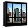 View from the Window - NYC Architecture-Philippe Hugonnard-Framed Stretched Canvas