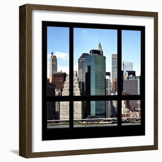 View from the Window - NYC Architecture-Philippe Hugonnard-Framed Photographic Print