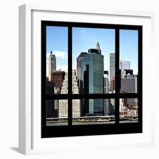 View from the Window - NYC Architecture-Philippe Hugonnard-Framed Photographic Print