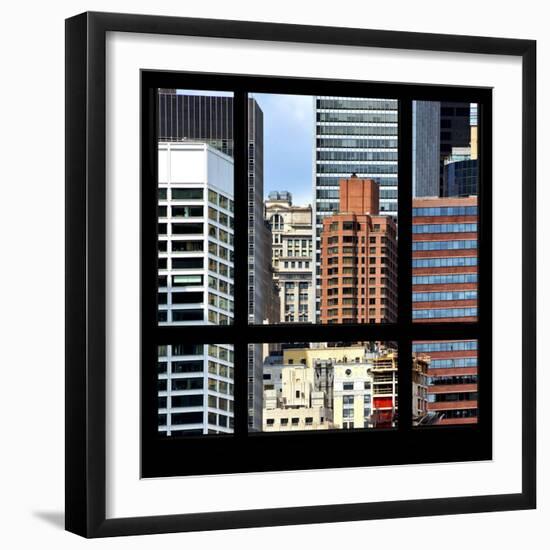 View from the Window - NYC Architecture-Philippe Hugonnard-Framed Photographic Print