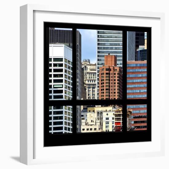 View from the Window - NYC Architecture-Philippe Hugonnard-Framed Photographic Print